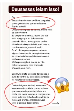 Depoimento: vivendo um amor de filme depois da Limpeza do Ventre