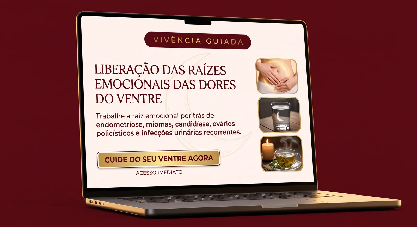 Cura das dores do ventre